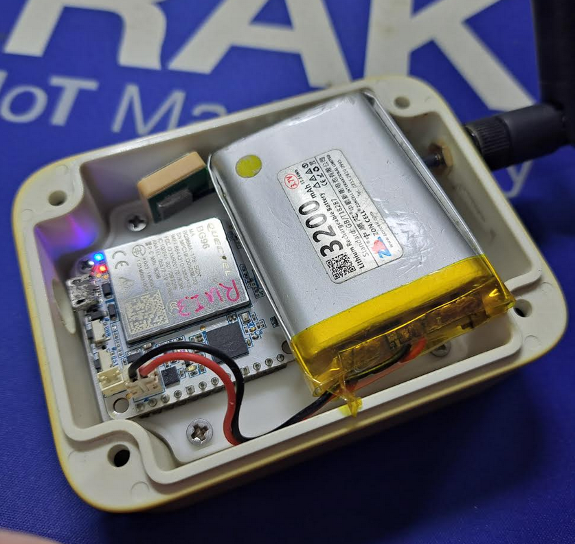 RAK5010 mounted in Unify enclosure